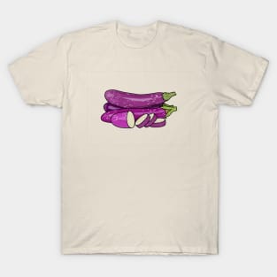 Eggplant cartoon illustration T-Shirt